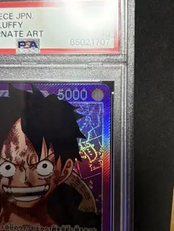 PSA 10 Monkey D Luffy One Piece Trading Card L-P Graded Card Collectible - Image 4