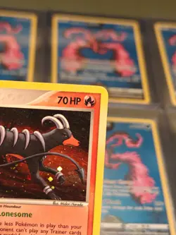 Houndoom EX Unseen Forces Rare Holo 7/115 Pokemon Card - Image 5