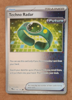 Pokemon- Prismatic Evolutions- Techno Radar 130/131- Reverse Holo Card - Image 1