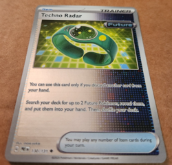 Pokemon- Prismatic Evolutions- Techno Radar 130/131- Reverse Holo Card - Image 2