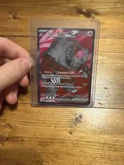 Pokemon Blood Moon Ursaluna EX Full Art Holo Card 216/167 Twilight Masqurade - Image 1