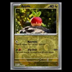 Surging Sparks - Applin - 138/191 - Reverse Holo - TCG Pokemon Card - Image 1