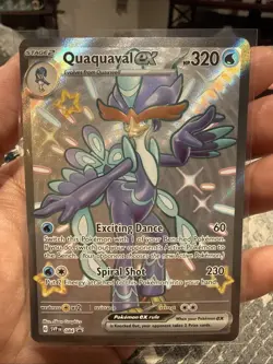 Pokemon TCG Quaquaval EX 084 Black Star Promo Card (NM Condition) - Image 1
