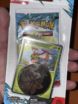 Pokemon TCG Journey Together Blister Pack Sealed Booster Pack, Promo card, Coin - Image 4