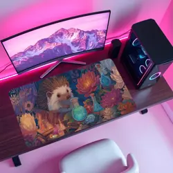 Hedgehog Alchemist Clever Animal Potion Maker Bloomburrow Magic MTG Playmat - Image 4