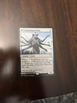 MTG Magic the Gathering Wandering Archaic (6/423) Strixhaven School of Mages LP - Image 1