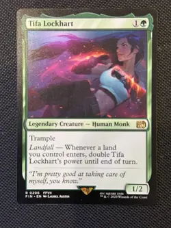 Tifa Lockhart FIN 206 Rare Final Fantasy MTG Non Foil NM - Image 1