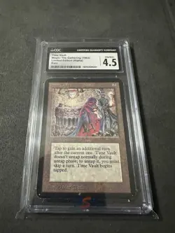 TIME VAULT Limited Edition - ALPHA CGC 4.5 VG EX MTG Magic the Gathering - Image 3