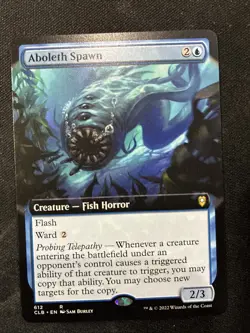 MTG - Aboleth Spawn (Extended Art) Battle for Baldur's Gate - Image 1