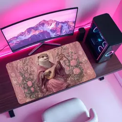 Otter Bard Musician Lute Bloomburrow Fantasy Animal Magic Gathering MTG Mat - Image 4