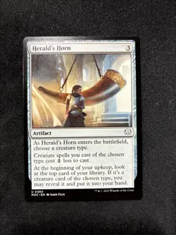 Mtg - Herald's Horn Commander: March of the Machine - Image 1
