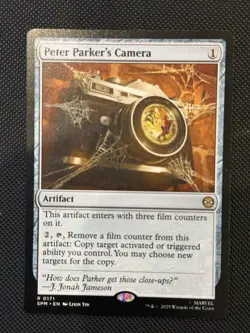 Peter Parker's Camera 0171 (R) MTG Marvel's Spider-Man (SPM) Non Foil NM - Image 1