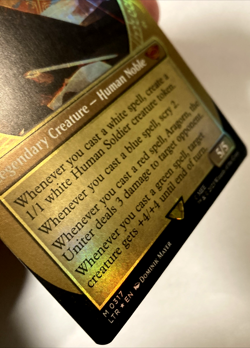 MTG Aragorn, the Uniter (Showcase Foil) The Lord of the Rings 317 LP - NM - Image 2