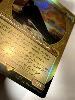 MTG Aragorn, the Uniter (Showcase Foil) The Lord of the Rings 317 LP - NM - Image 3
