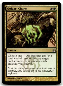 MTG Golgari Charm U Return to Ravnica 164 LP - Image 1
