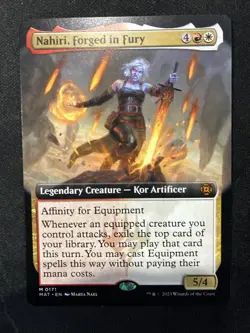 MTG - Nahiri, Forged in Fury (Extended Art) March of the Machine: The Aftermath - Image 1
