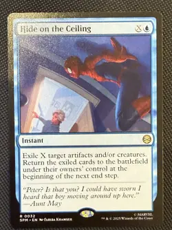 Hide on the Ceiling Magic MTG 0032 Marvel's Spider-Man Regular Non Foil NM - Image 1