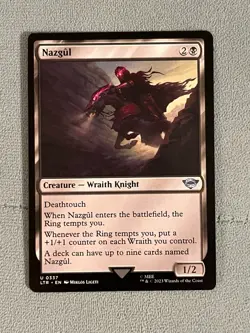 Nazgul 0337 Magic the Gathering Card English Lord of the Rings MTG NM - Image 1
