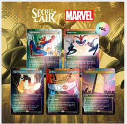 🔥‍NEW Secret Lair x Marvel's Spider-Man: Heroic Deeds Foil Edition | MTG - Image 1