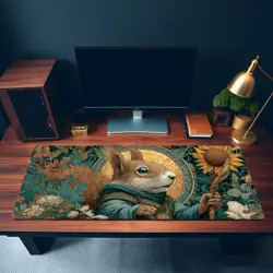 Squirrel Druid MTG Mat Woodland Mage - MTG Playmat - Image 3