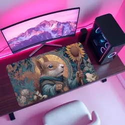 Squirrel Druid MTG Mat Woodland Mage - MTG Playmat - Image 4