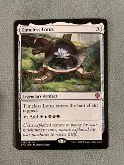 Timeless Lotus Dominaria United (DMU) Lightly Played MTG Magic The Gathering - Image 1