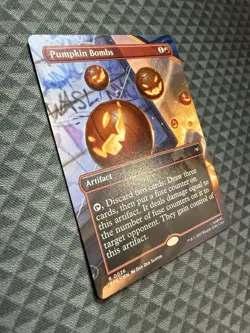 MTG Pumpkin Bombs #0026 Borderless Rare Marvel’s Spider-Man: Eternal-Legal (SPE) - Image 2
