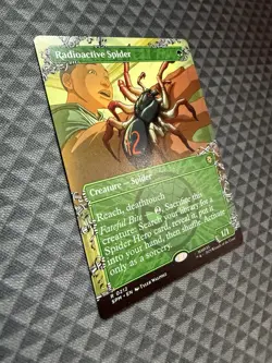 MTG Radioactive Spider #0212 Borderless Rare Marvel’s Spider-Man (SPM) - Image 2