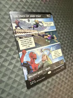 MTG The Death of Gwen Stacy #0223 Borderless Rare Marvel’s Spider-Man (SPM) - Image 2