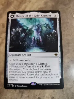 MTG Throne of the Grim Captain #266 The Lost Caverns of Ixalan Card Rare NM - Image 1
