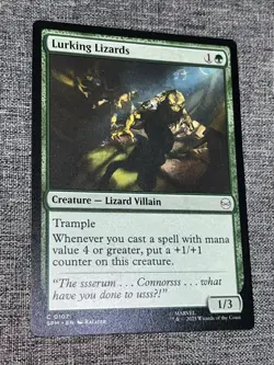 Lurking Lizards - 0107 - Marvel's Spider-Man - MTG - NM/M - English C Non Foil - Image 1