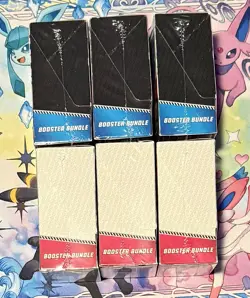 Pokemon TCG: Black Bolt (x3) & White Flare (x3) Booster Bundles (factory sealed) - Image 3