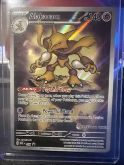 Alakazam MEP 009 Pokemon Center Stamped Black Star Promo NM - Image 1