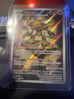 Alakazam MEP 009 Pokemon Center Stamped Black Star Promo NM - Image 2