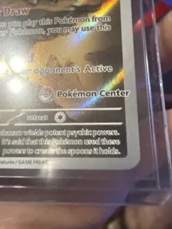 Alakazam MEP 009 Pokemon Center Stamped Black Star Promo NM - Image 5
