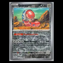Paldea Evolved - Orthworm - 151/193 - Reverse Holo - Pokemon TCG - Image 1