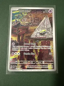 TCG Pokemon Drowzee 210/198 Scarlet + Violet Base Set Illustration Rare Holo NM - Image 1