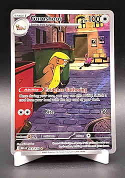 Gumshoos Pokemon Mega Evolutions Illustration Rare Full Art #153/132 NM+ - Image 1