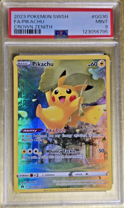 PSA 10 Gem Mint 2023 Pokemon ~ Pikachu ~ FA - SWSH - Crown Zenith #GG30 - Image 1