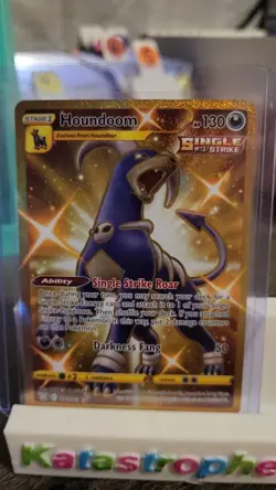 Pokemon TCG Houndoom 179/163 Secret Rare Battle Styles NM - Image 1