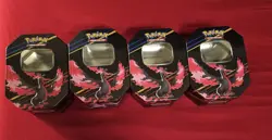 Lot of 3 EMPTY Pokemon Tins Crown Zenith - Image 1