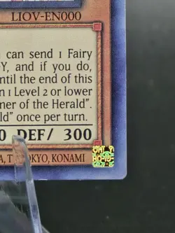 DIVINER OF THE HERALD LIOV-EN000 1st SECRET RARE YUGIOH TCG NM - Image 5