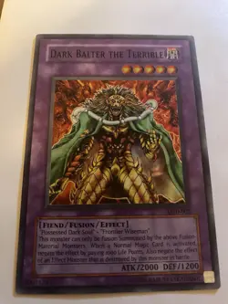 Dark Balter the Terrible LOD-002 Legacy of Darkness Unlimited Yugioh MP - Image 1