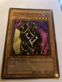 Gearfried the Iron Knight PSV-101 1st Edition Super Rare yugioh HP - Image 1