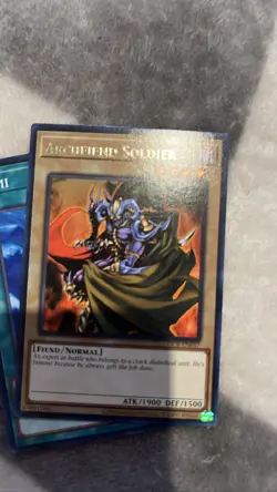 YuGiOh Archfiend Soldier DCR-057 1st Ed Dark Crisis TCG - Image 1