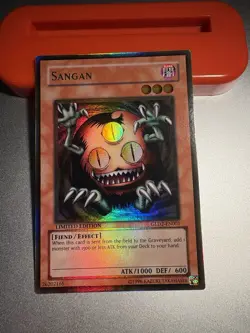 | Yugioh Sangan GLD2-EN001 Gold Rare Gold Series 2009 NM- 🔥 | - Image 1