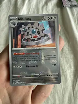 Klinklang Master Ball Holo Rare Pokemon Card BLK 063/086 - Image 1
