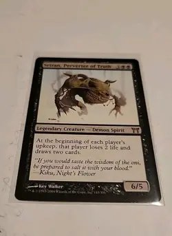 Seizan, Perverter of Truth Champions of Kamigawa NM Black Rare CARD ABUGames - Image 1
