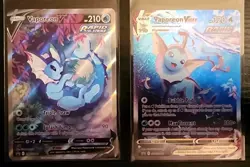 MINT Vaporeon VMAX/V SWSH181 and SWSH182 Alt Art:Sword & Shield Promo Cards Holo - Image 1
