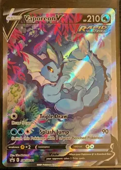 MINT Vaporeon VMAX/V SWSH181 and SWSH182 Alt Art:Sword & Shield Promo Cards Holo - Image 3